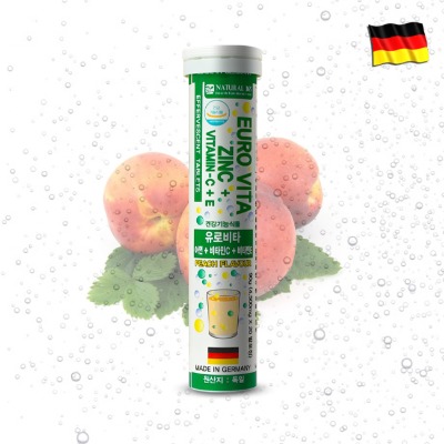 독일직수입 유로비타 발포정 (아연+비타민C+비타민E)